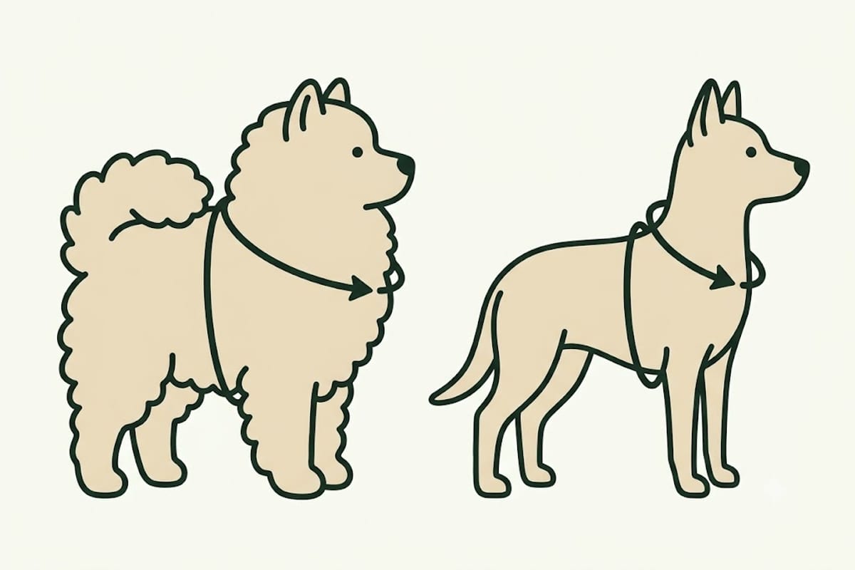 The same dog before and after a seasonal coat drop