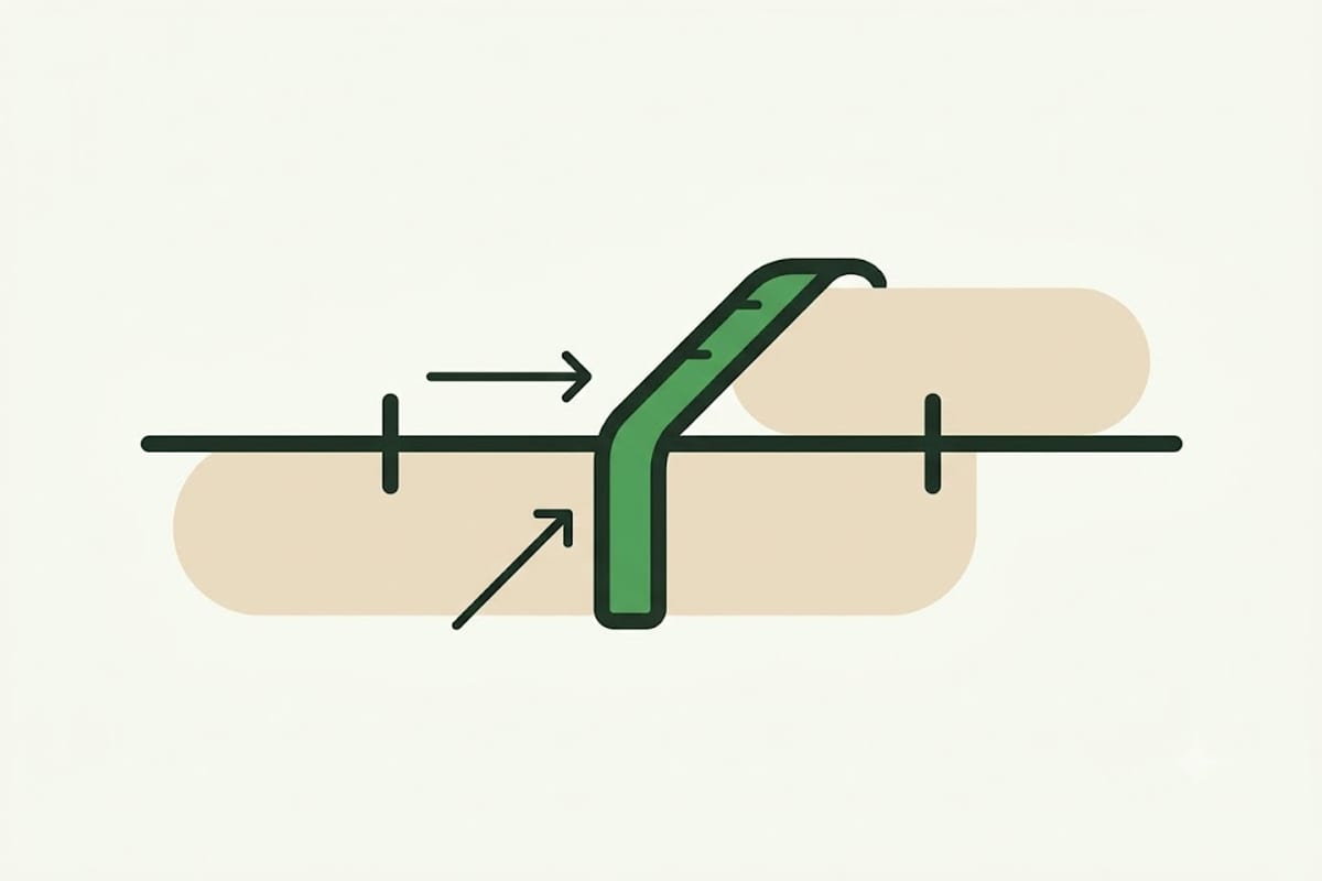 Where back length is measured from and to