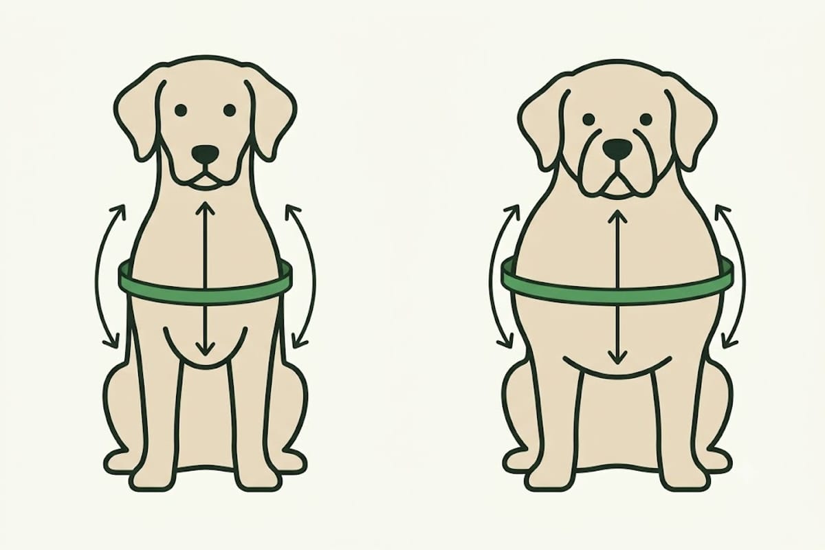 A deep narrow chest against a broad barrel chest