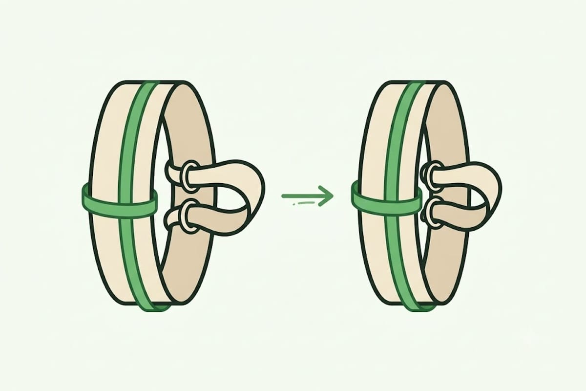 The control loop draws the main band closed under tension