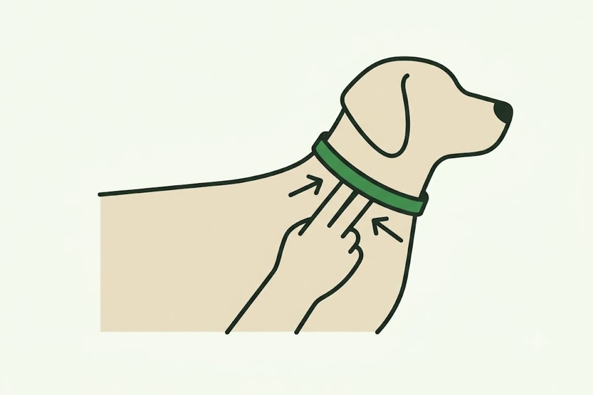 The two-finger check takes five seconds