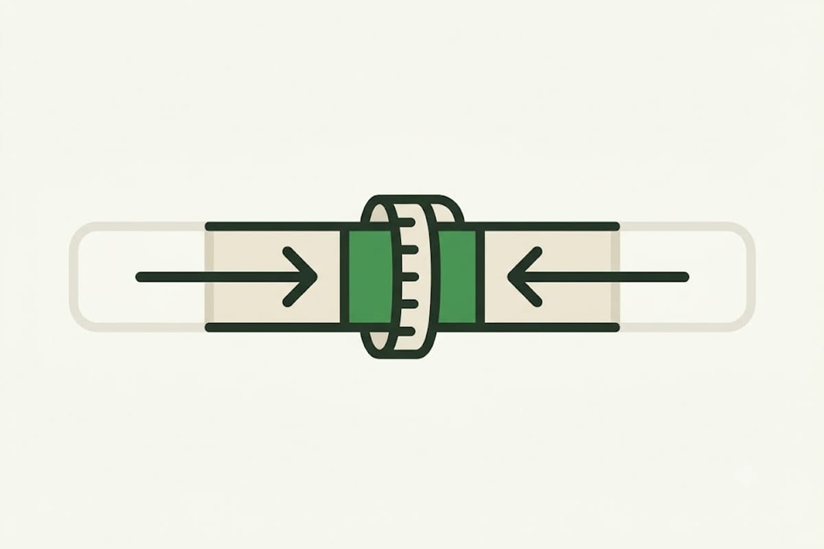 Aim for the middle of a collar's adjustment range